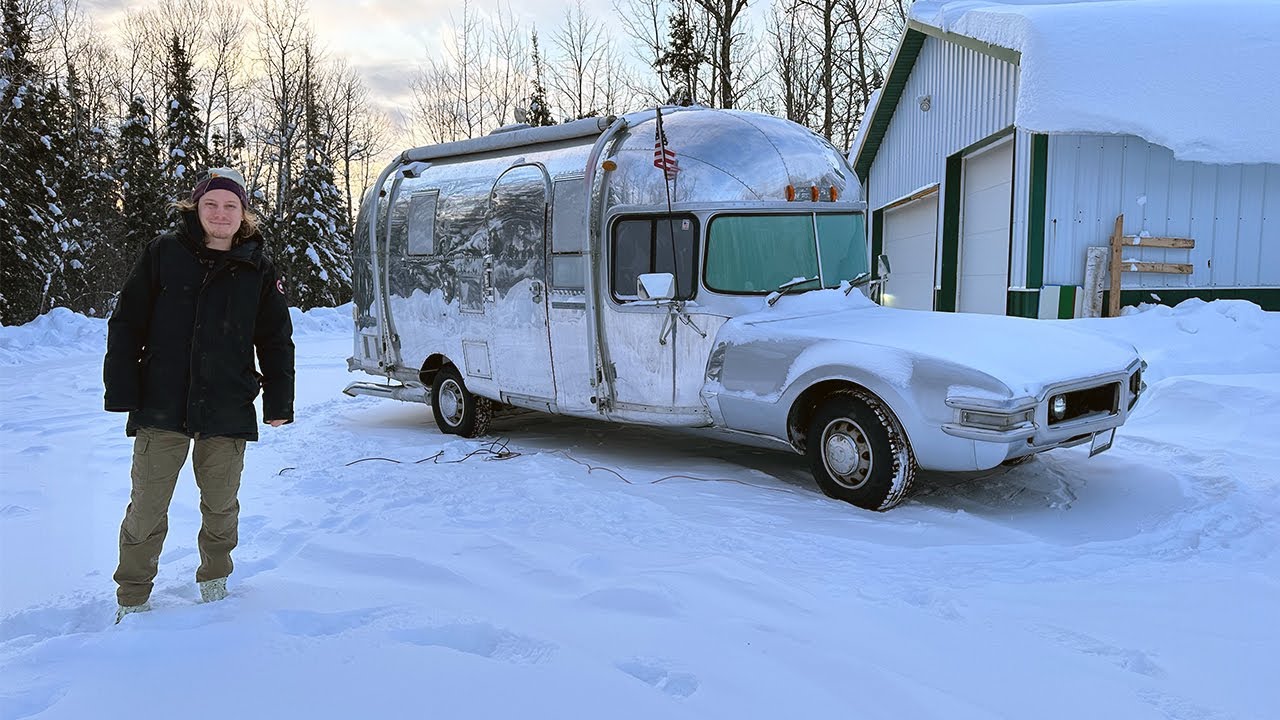 Getting this thing home, and Camping in -5°F