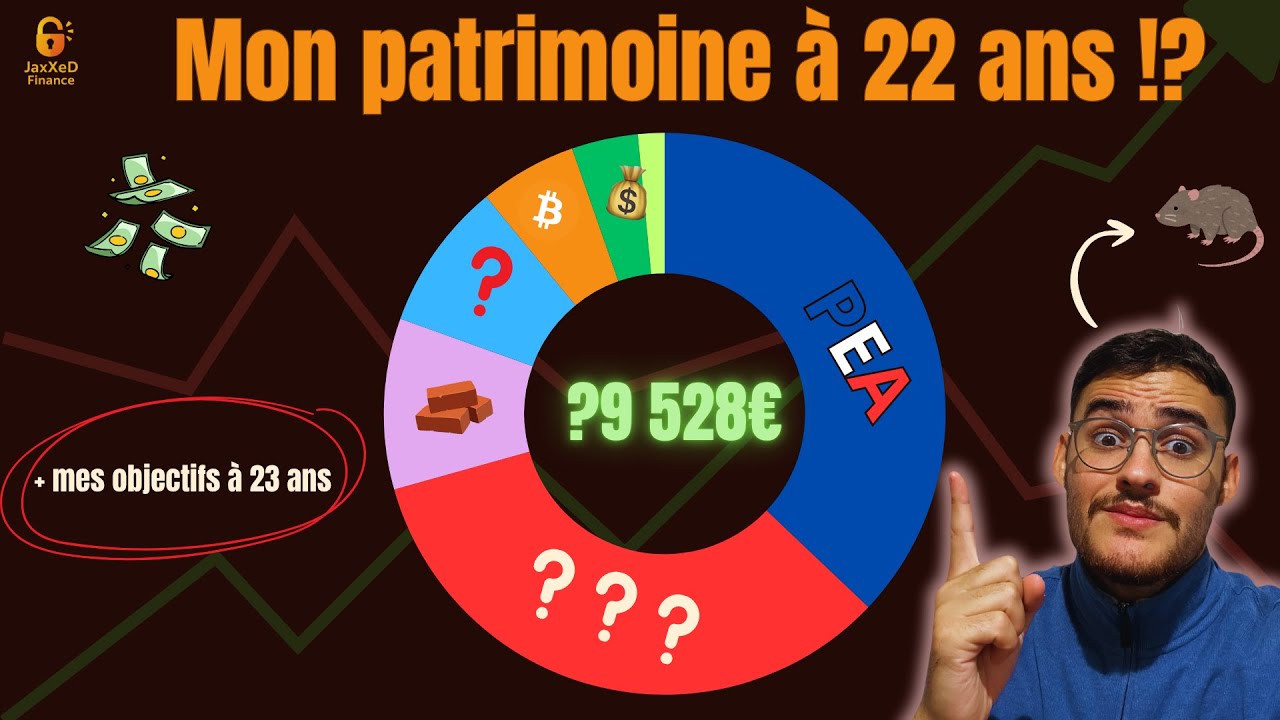 Mon PATRIMOINE NET a 22 ans !? (+ mes objectifs annuels) 