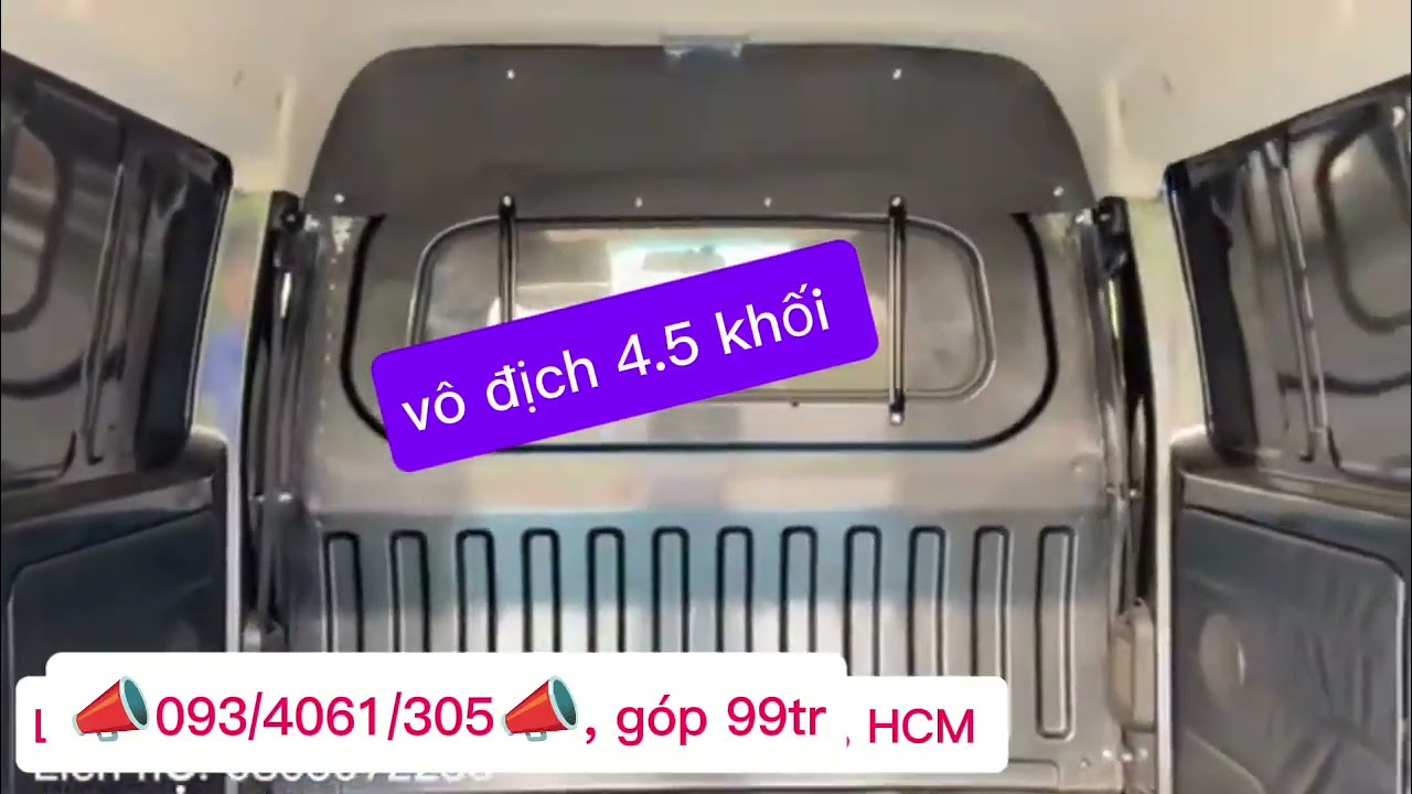 Xe tải van C35,Thái lan 2025, lợi ích kinh tế, chở hàng 4.5khoi, tiết kiệm 100km/9L,gop 90tr