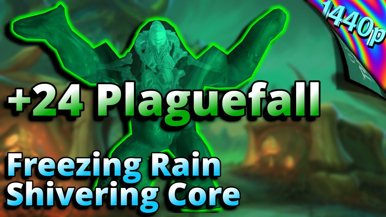 +24 Plaguefall NF Frost Mage 9.1.5 Gameplay
