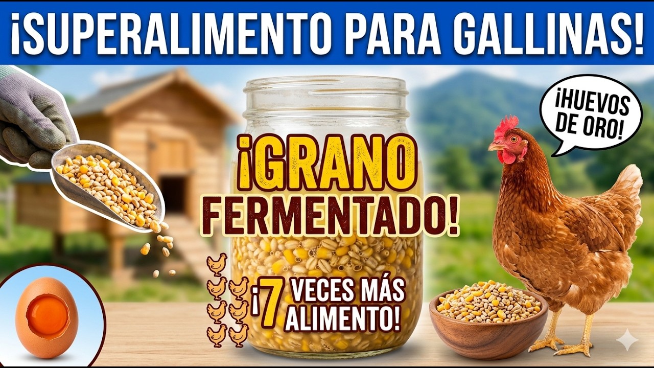 Superalimento para gallinas-Fermentado de grano