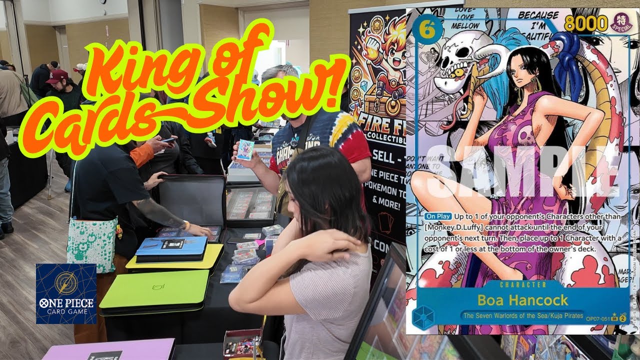King of Cards Show! Tracy, CA One Piece TCG Vendor POV