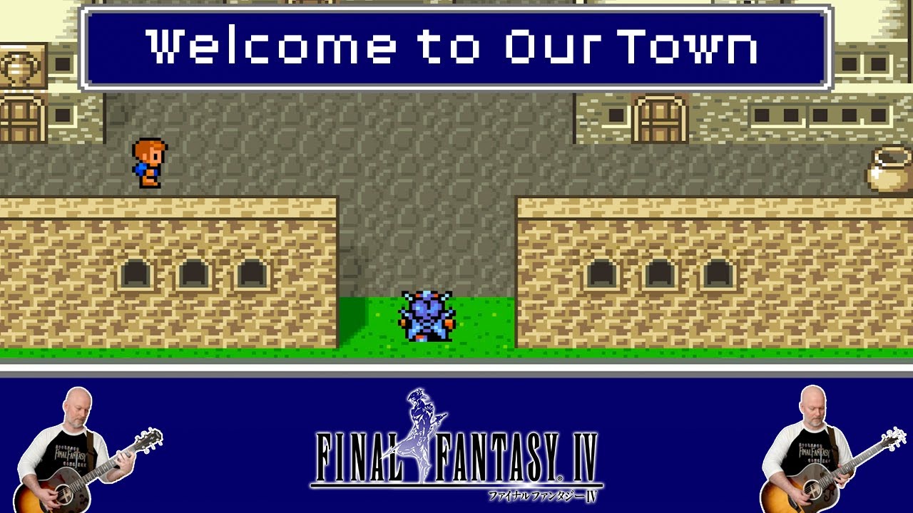 Final Fantasy IV - Welcome to Our Town - Acoustic (Town Music) #finalfantasy #chillmusic #jrpg