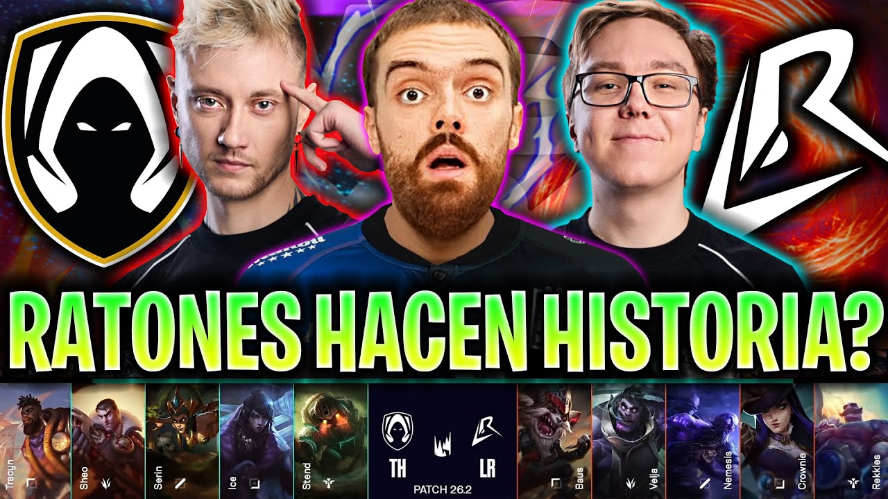 IBAI CASTEA LA MEJOR PARTIDA DE LOS RATONES! 😱HISTÓRICO!🔥 - TH vs LR LEC VERSUS 2026 ESPAÑOL IBAI
