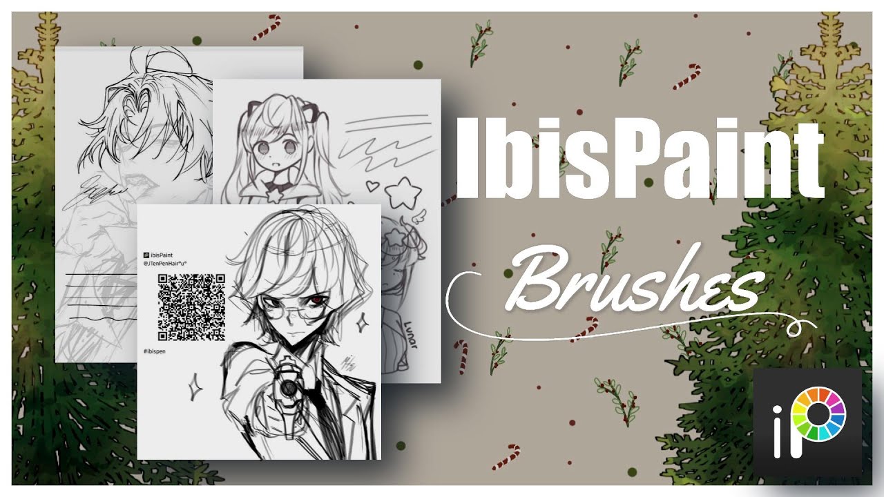 ⋆⭒˚ ibisPaint brushes qr codes // Lineart｡⋆