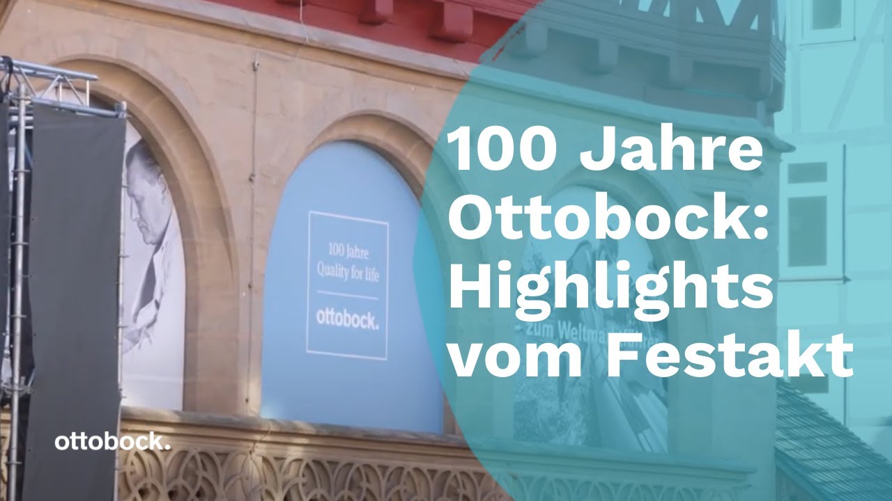 100 Jahre Ottobock: Highlights vom Festakt | Ottobock