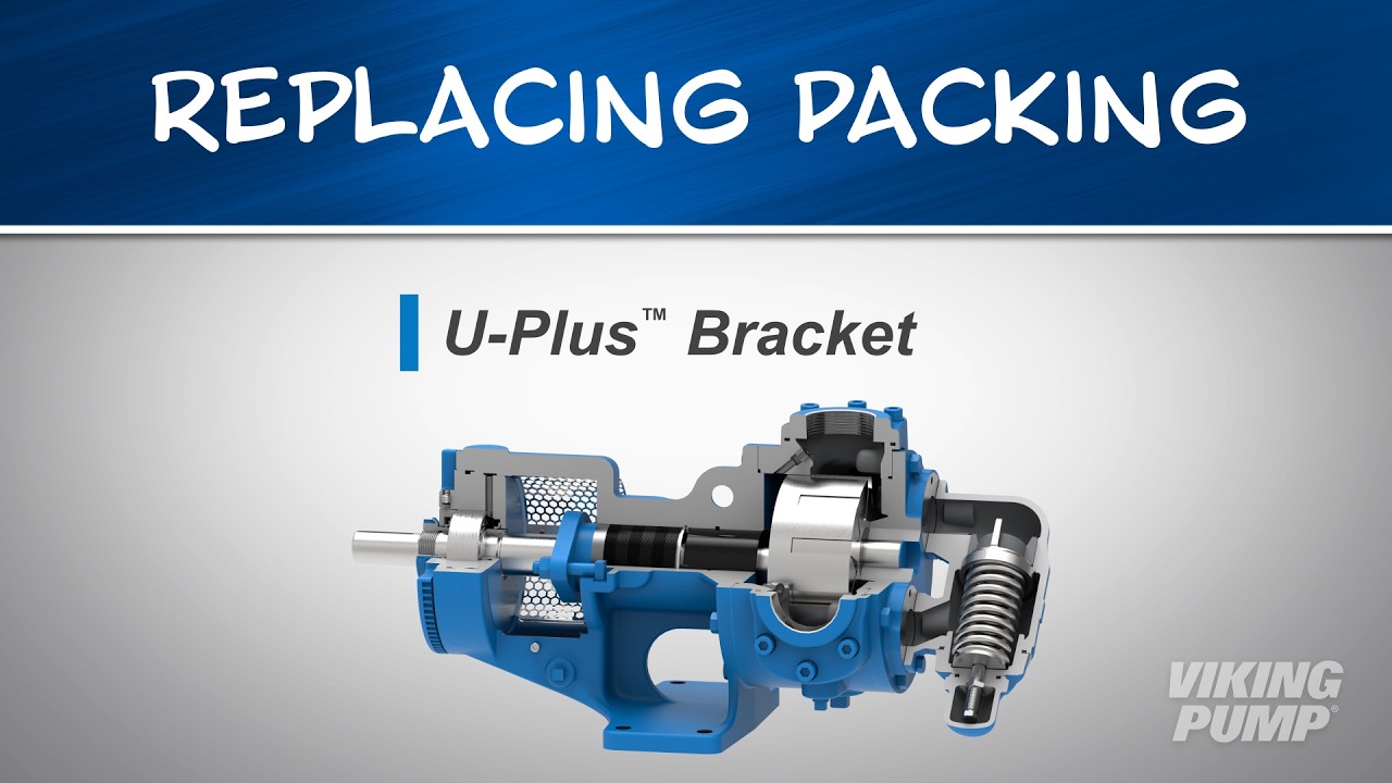 How to replace packing in pumps with the U-Plus™ bracket