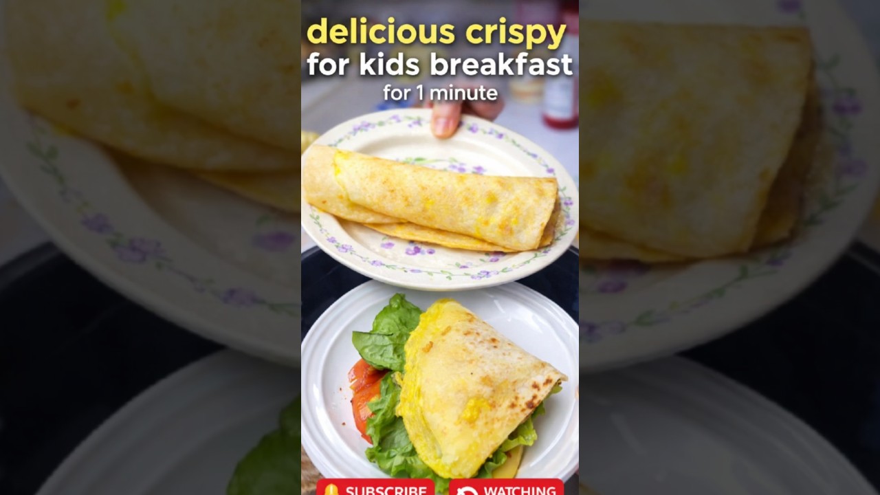 Delidious Crispy for Kids Breakfast | Quick & Easy