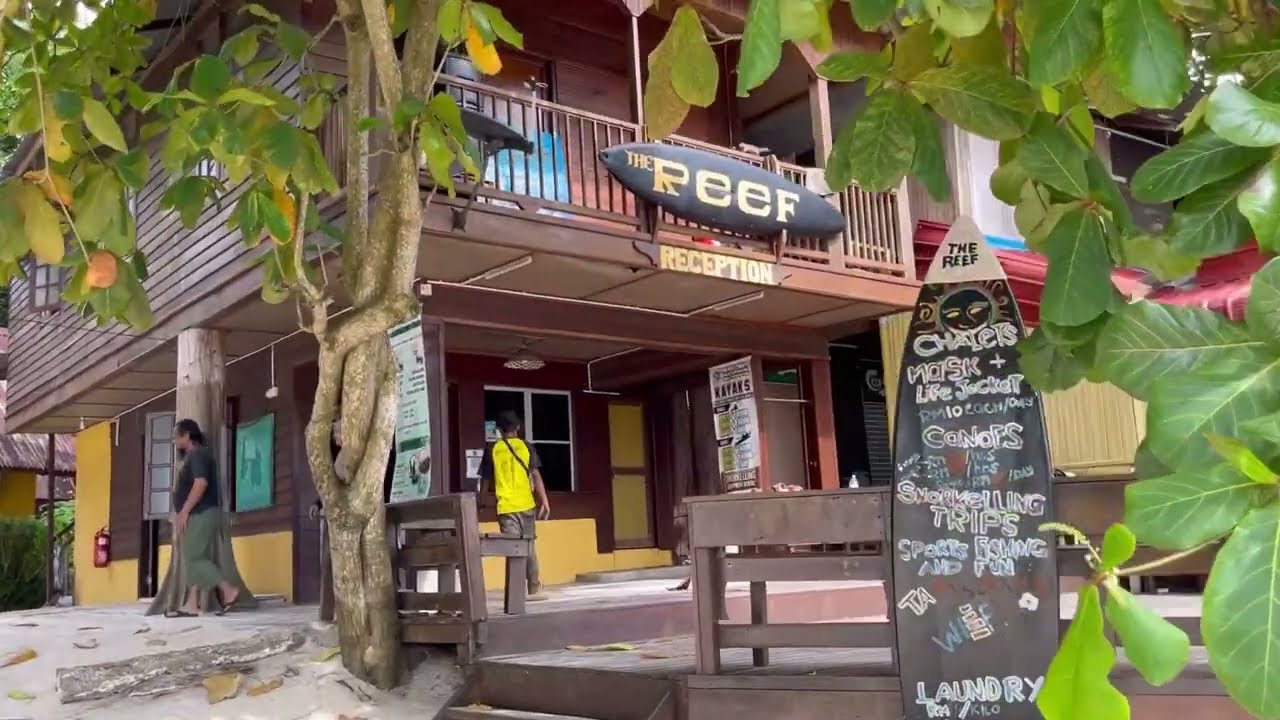 Pulau Perhentian Chalet The Reef | 4k Iphone 12 promax | Travelogue Island like Maldives 2022