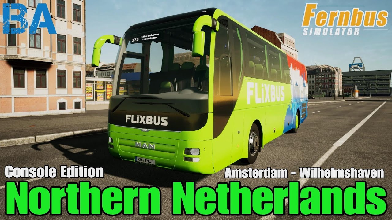 Northern Netherlands - Lions Coach 2nd Gen - Amsterdam To Wilhelmshaven - Fernbus Console