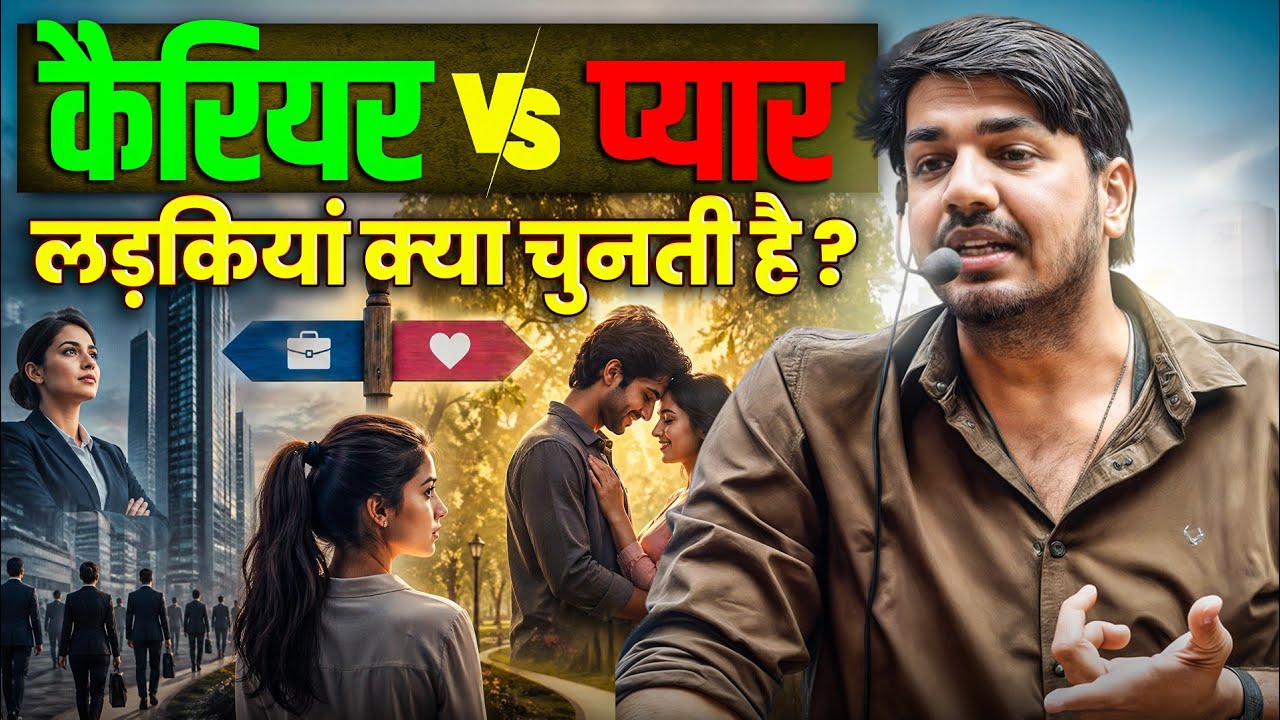 करियर और प्यार के बीच लड़कियां क्या चुनती है? | Girls between career and love? | Subhash Charan Sir