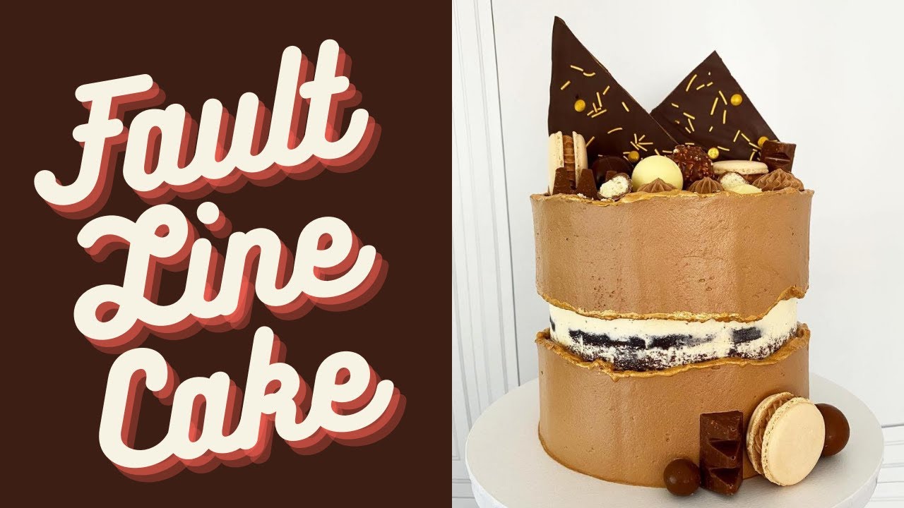 Chocolate Fault Line Cake
