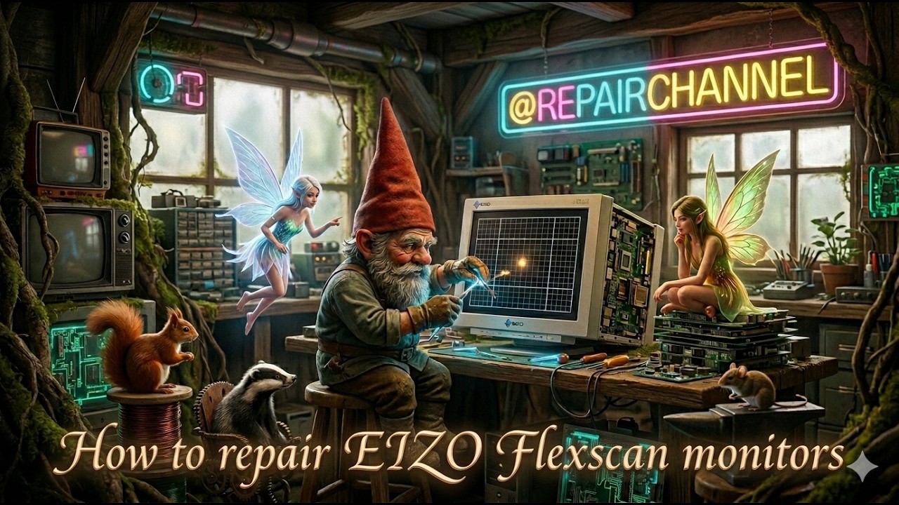 Repairing two EIZO Flexscan monitors