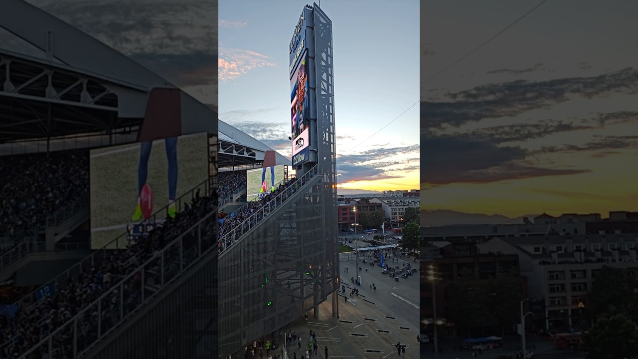 Seahawks game at Lumen Field with a GREAT VIEW #NFL #football