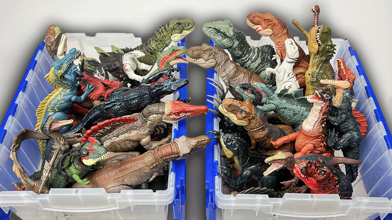 100 JURASSIC WORLD FIGURES SPECIAL VIDEO | Tyrannosaurus Rex, Indominus Rex, and More! 67