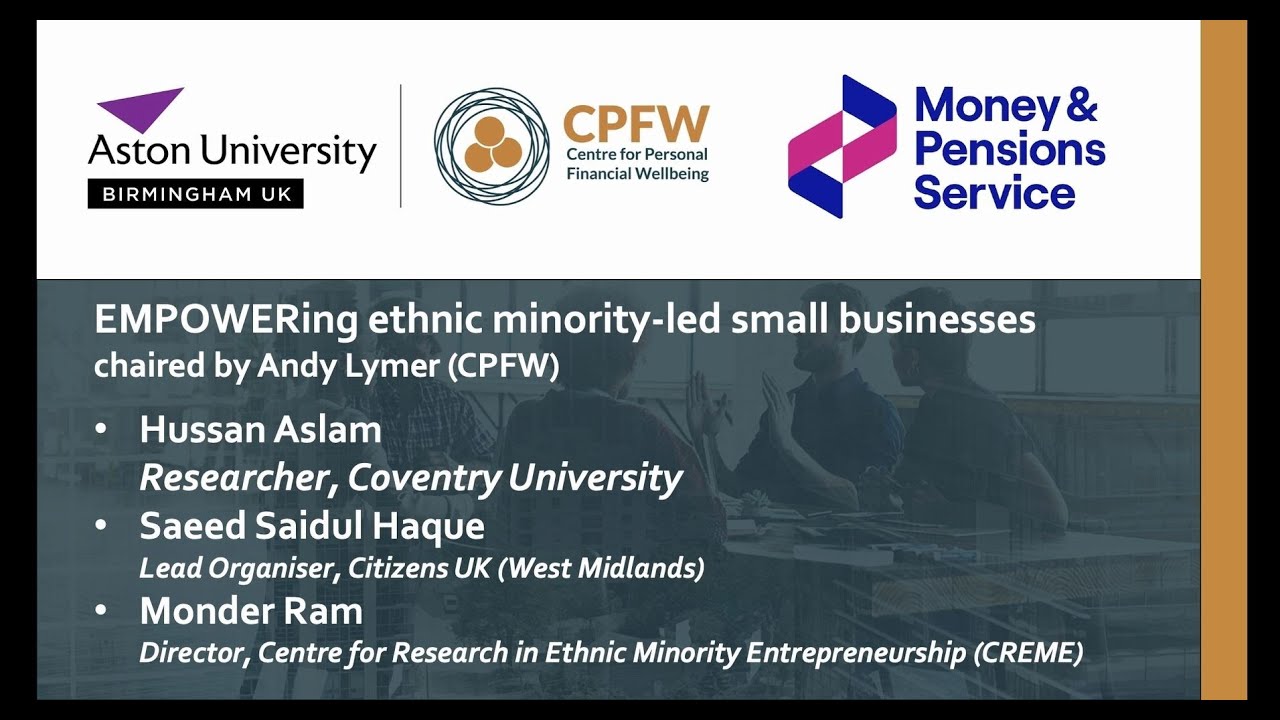 Personal Financial Wellbeing Research Conference 2025 – EMPOWER panel