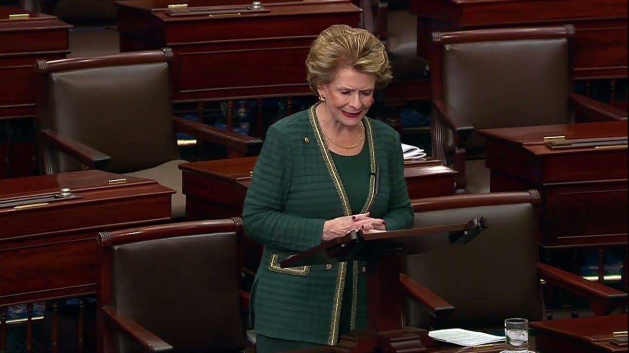 Senator Debbie Stabenow Delivers Farewell Speech