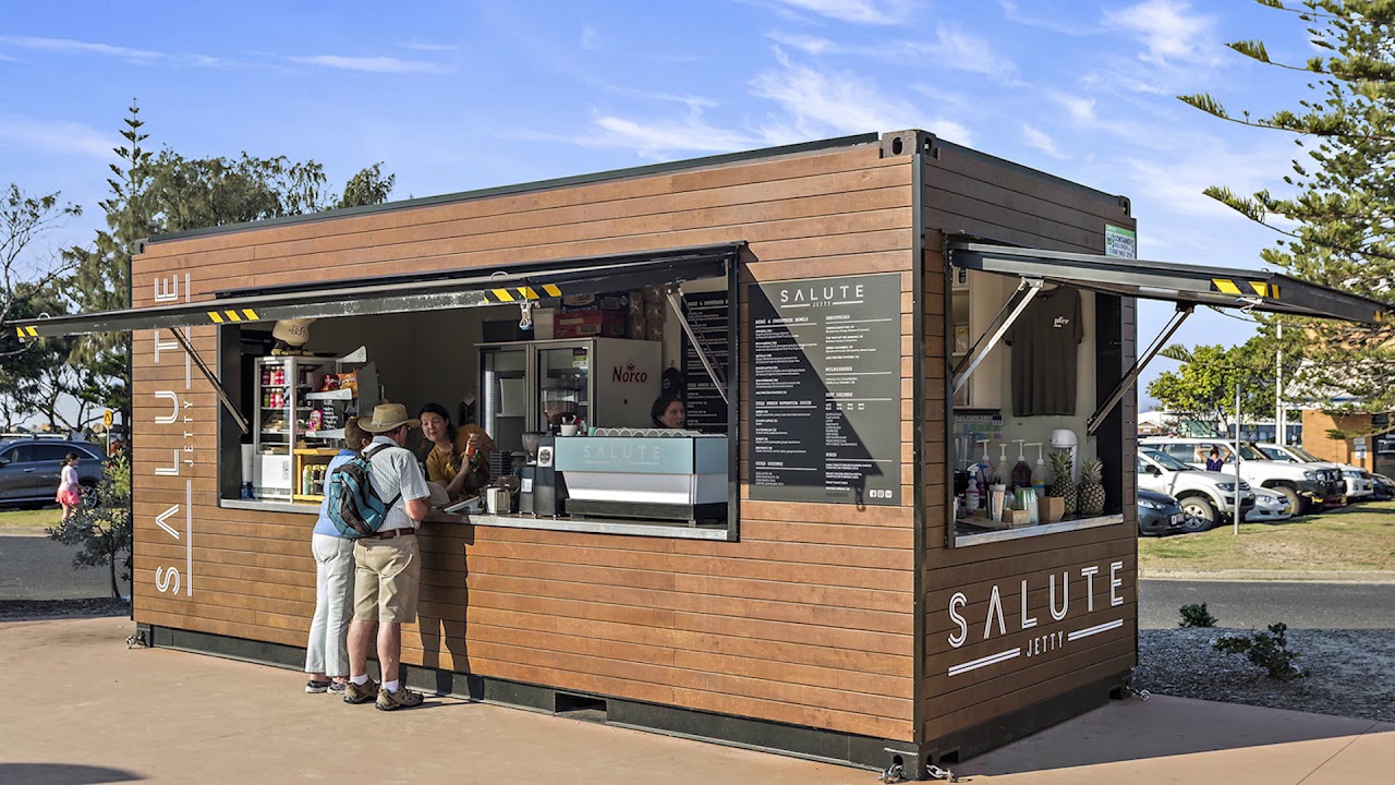 Luxury Shipping Container Cafe