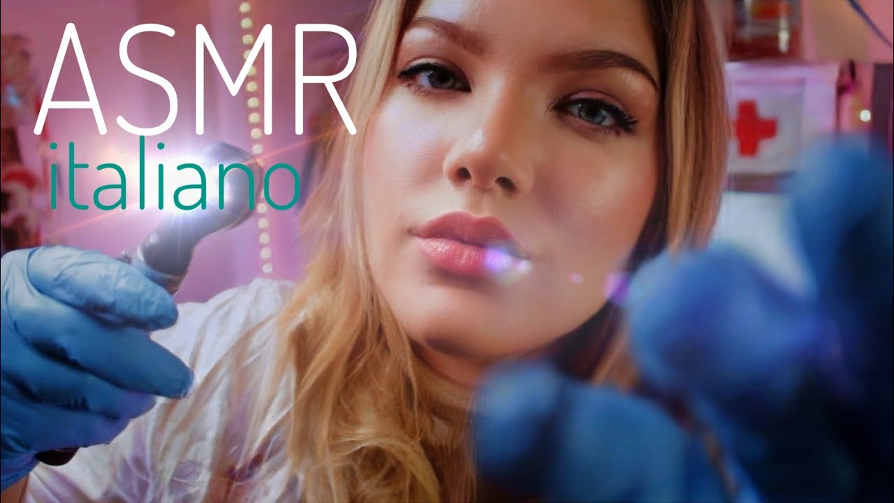 ASMR Esame Medico Dell'Orecchio e Del Viso * SUPER RILASSANTE*