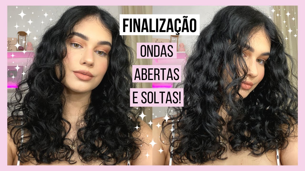FINALIZAÇÃO ONDAS ABERTAS e SOLTAS *cabelo ondulado* | Ana Moraes