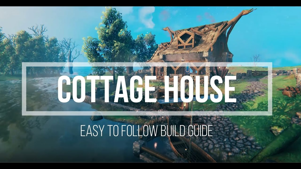 Valheim build guide Cottage House  --With material farming list--