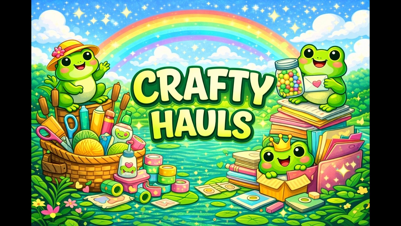 Paper Packs and Happy Mail! 🐸💚 from Peg @CraftroomStories