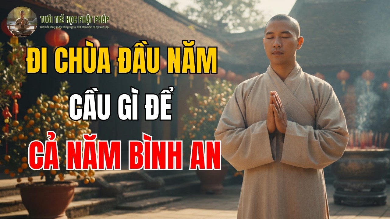 Đi chùa đầu năm cầu gì để cả năm bình an? Cách cầu nguyện đúng theo lời Phật dạy | Tuổi Trẻ Học Phật