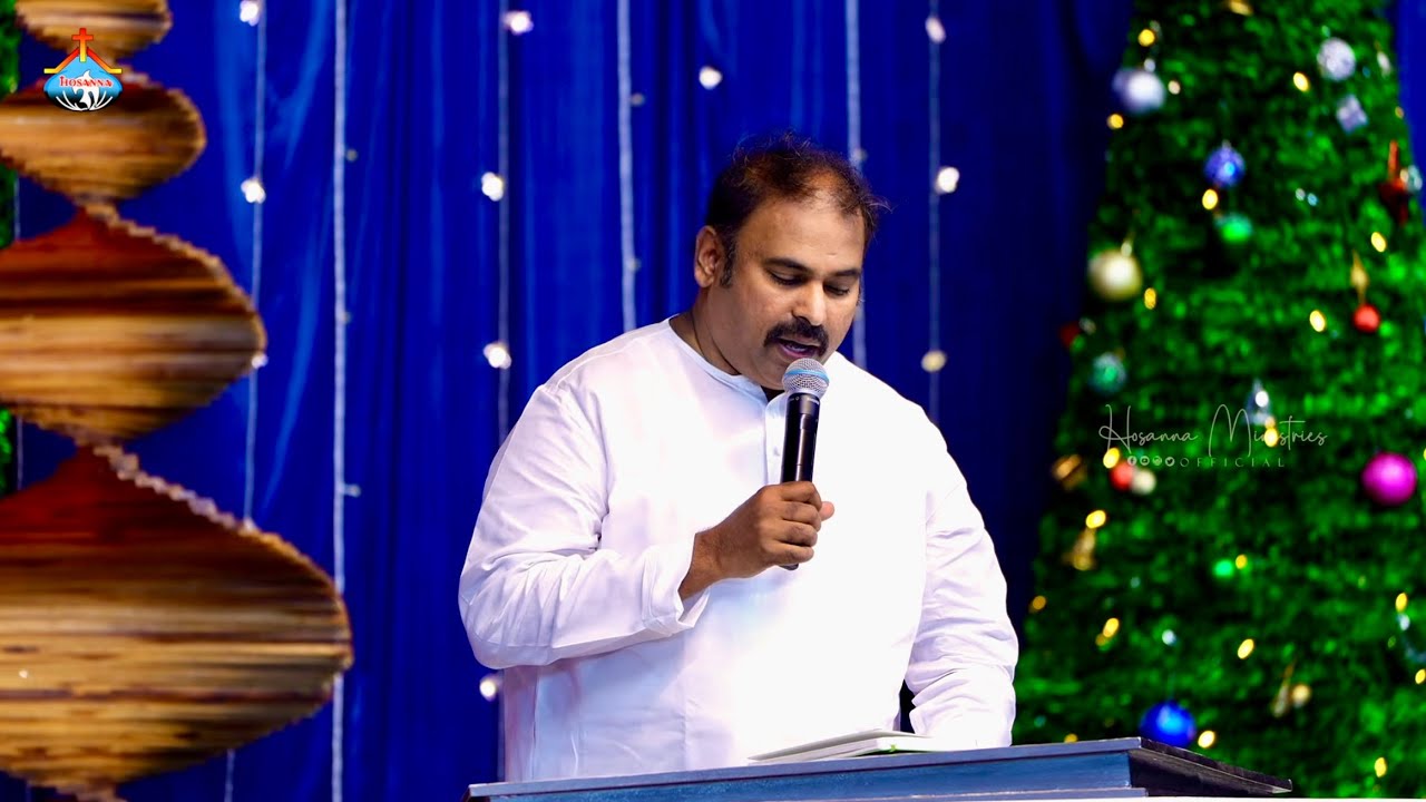Rakshakuni Janmastalamaa ॥ రక్షకుని జన్మస్థలమా ॥ Hosanna Ministries CHRISTMAS New Song Pas.ABRAHAM
