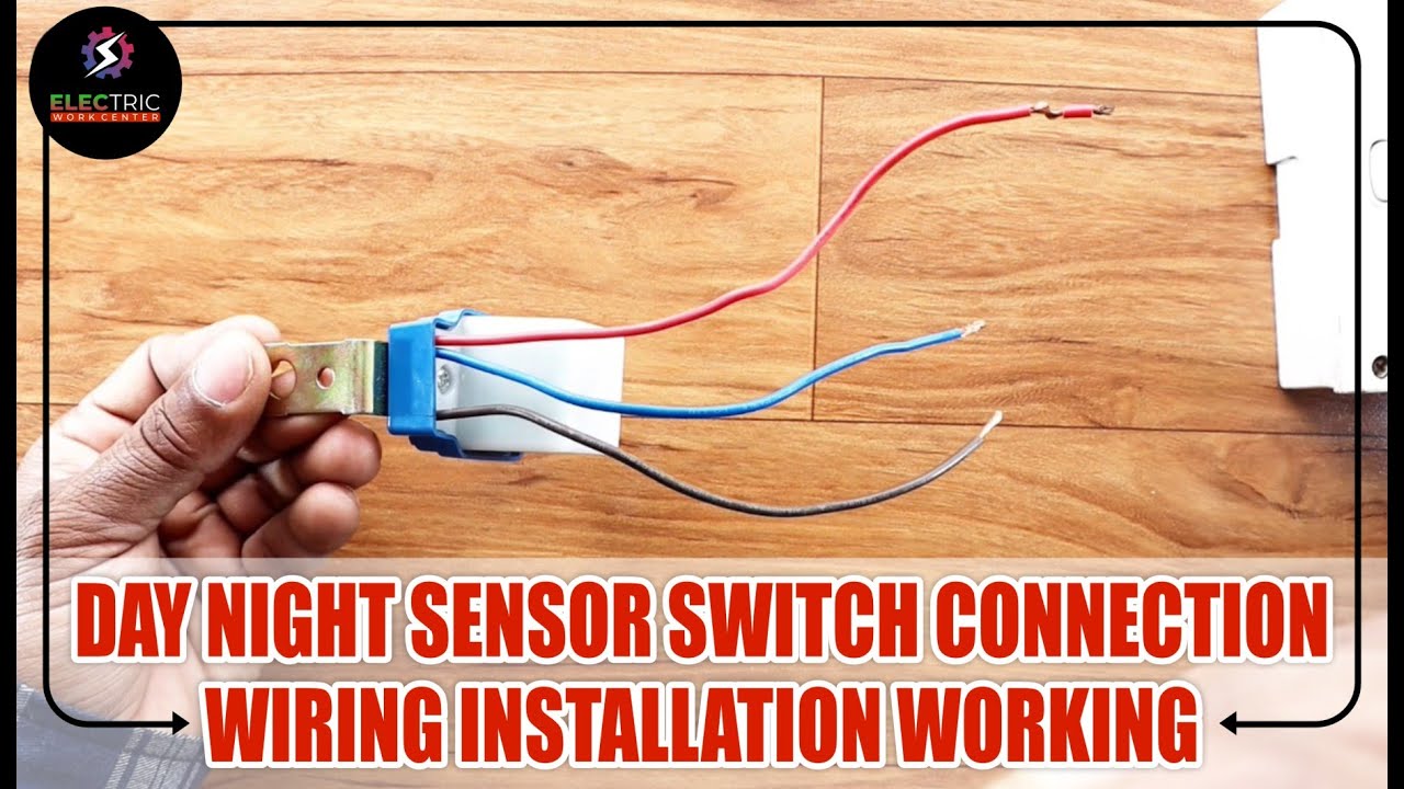 Day Night Sensor Switch Connection Wiring Installation।| Outdoor Light Automatic On Off Day Night