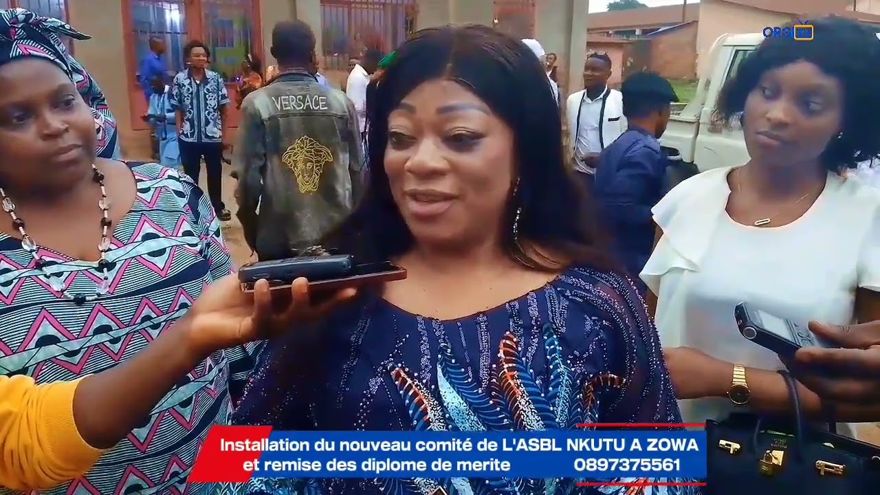 Mbanza-ngungu Installation du nouveau comité de L'ASBL NKUTU A ZOWA et remisé de diplôme de mérite