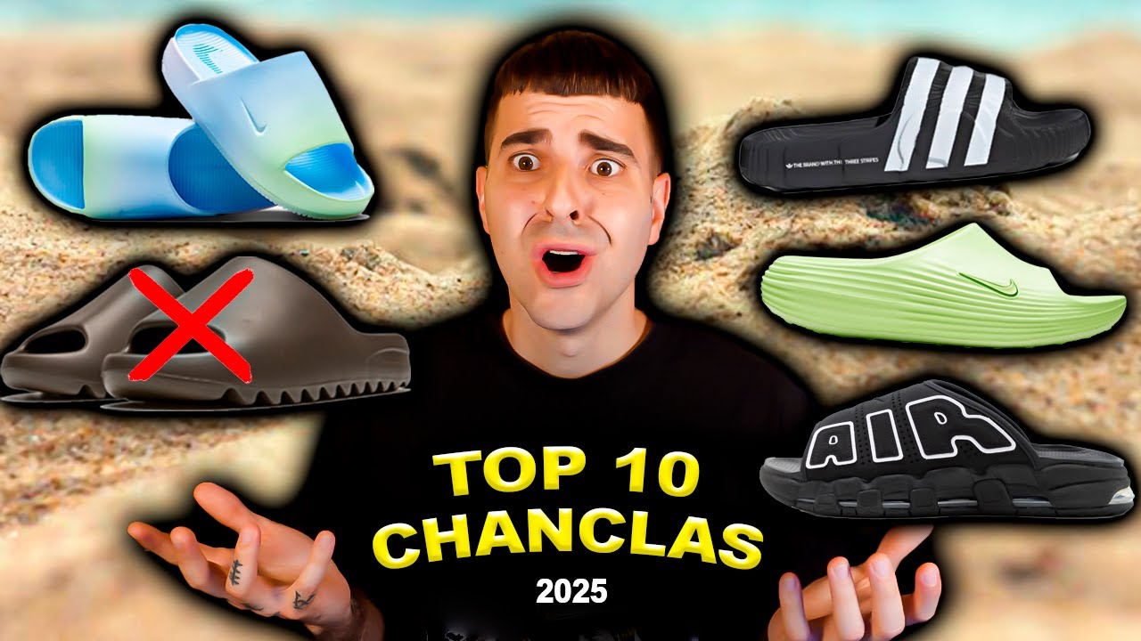 TOP 10 MEJORES CHANCLAS VERANO 2025 (Nike, Adidas, Crocs)