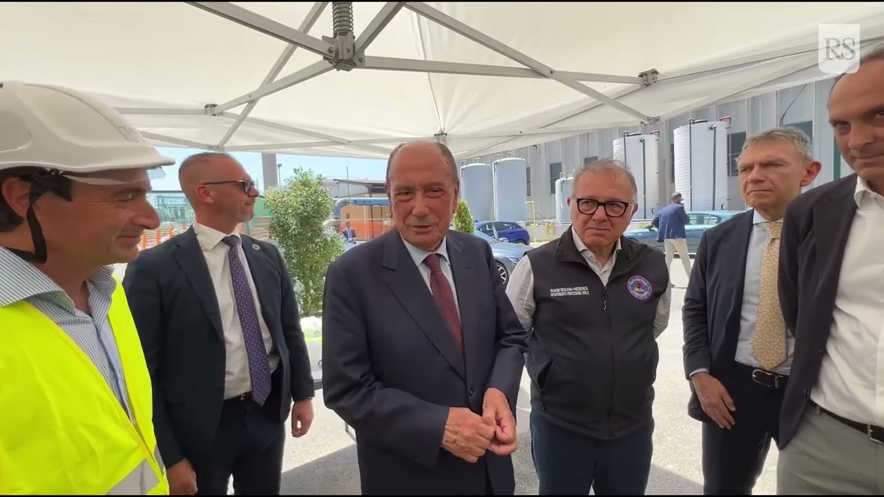 Dissalatori, sopralluogo di Schifani a Porto Empedocle