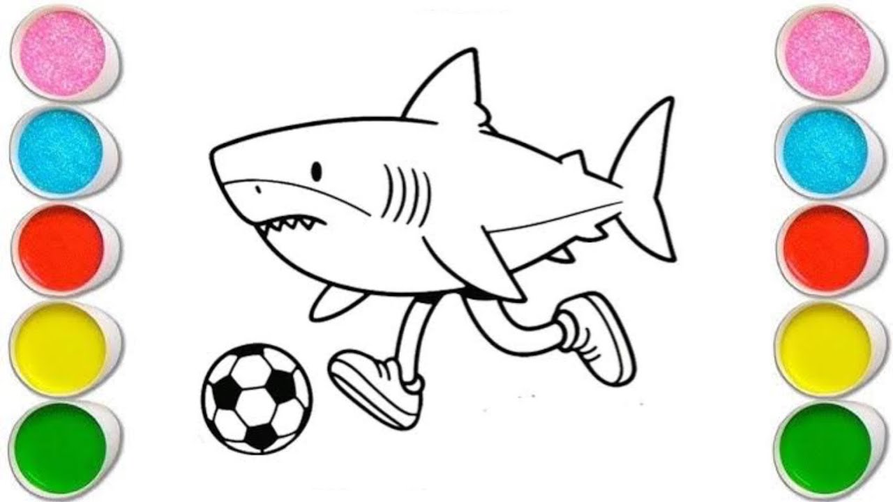 Tralalero Tralala Drawing, Painting & Coloring For Kids and Toddlers_ Child Art