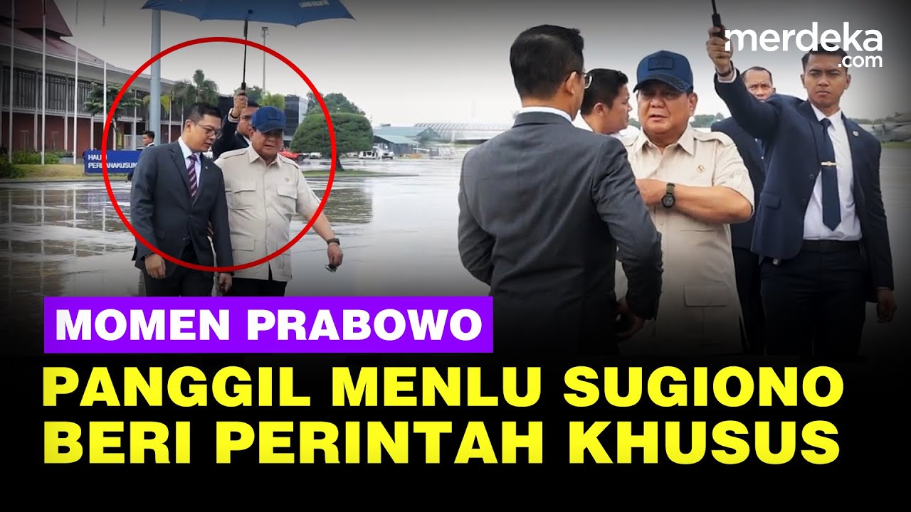 Momen Prabowo Tiba-Tiba Panggil Menlu Sugiono Beri Pesan Khusus, Jelang ke Sydney