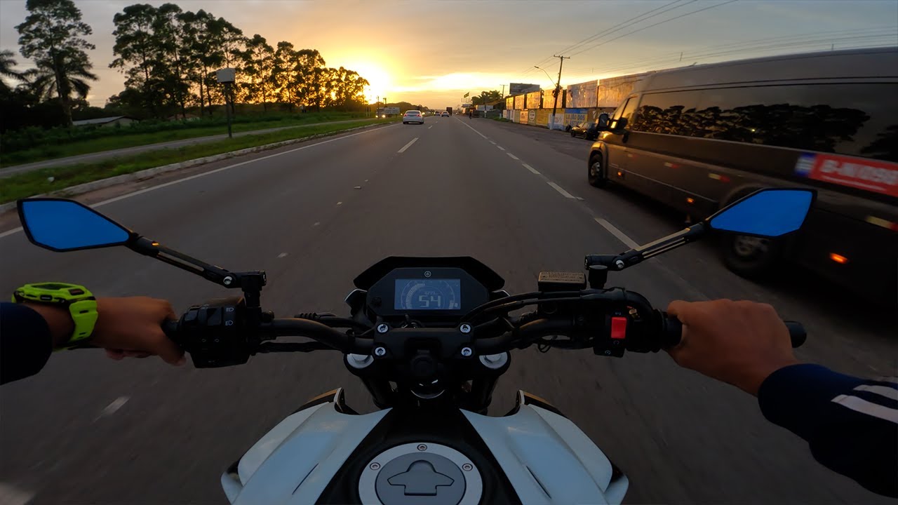 Ride Motorcycle Afternoon | Yamaha FZ25 | POV [4K]