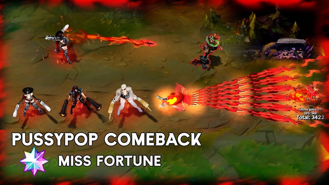 PussyPop Comeback Miss Fortune League of Legends Custom Skin Showcase