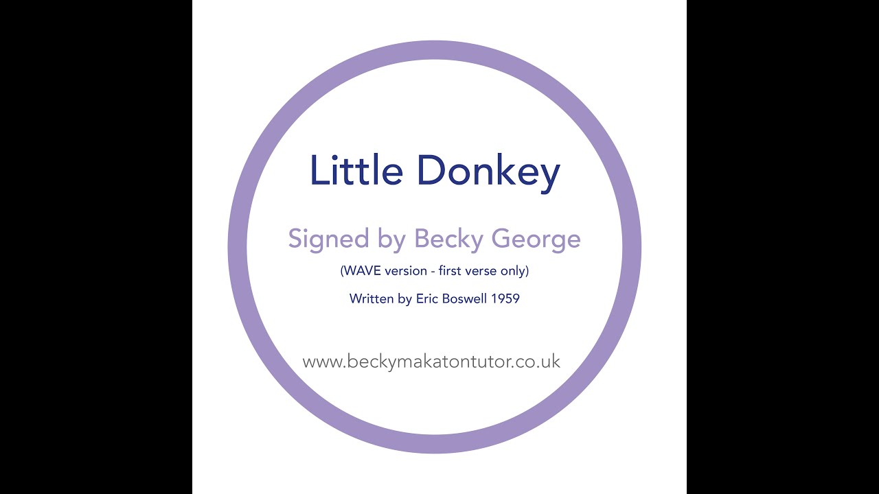 Little Donkey Signed by Becky George