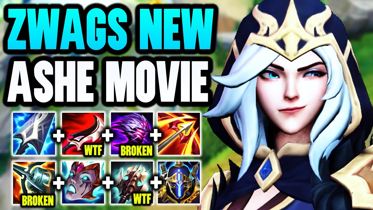 TRYING EVERY POSSIBLE ASHE BUILD FOR SEASON 14! (THE ZWAG ASHE MOVIE)