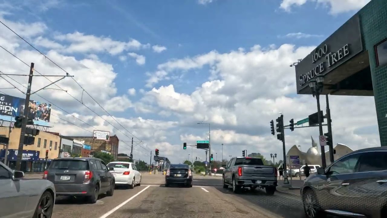 University Ave, St Paul, Minnesota 🇺🇲 Driving