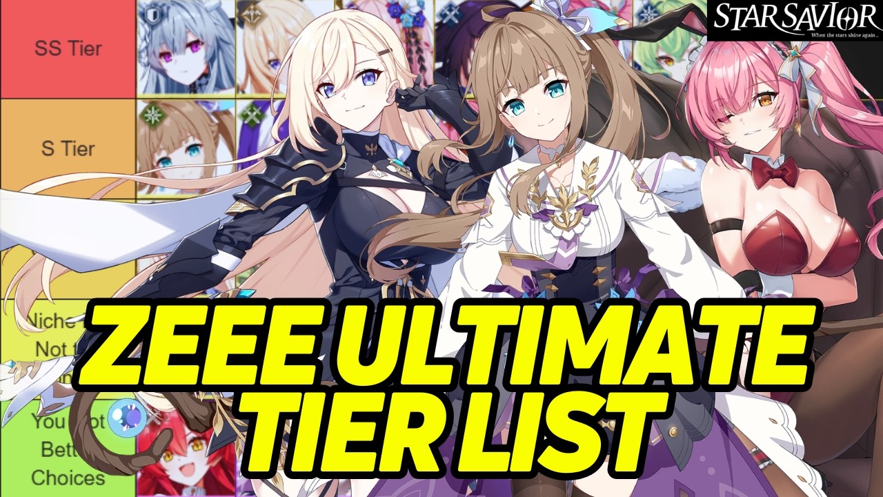 Star Savior All Units Global Tier List V1.0!【Star Savior】