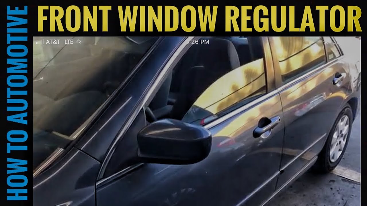 How To Replace The Front Door Window Regulator On A Honda Accord (2002-2007)