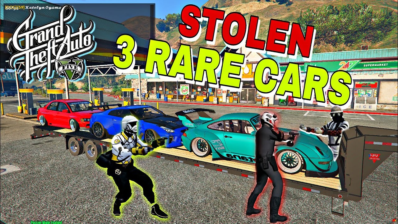 Stealing 3 JDM CARS in GTA 5 RP (Intense CarChase!😈)