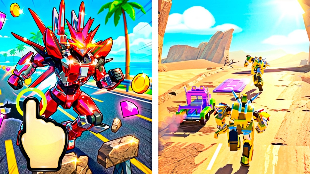 Futuristic Robot Race - Impossible Transformers Car Racing 3D - All Levels iOS Android GamePlay #8