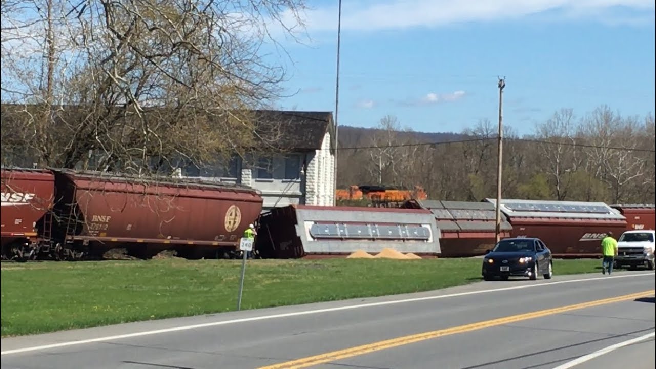 Train Derailment In Martins Creek,  PA