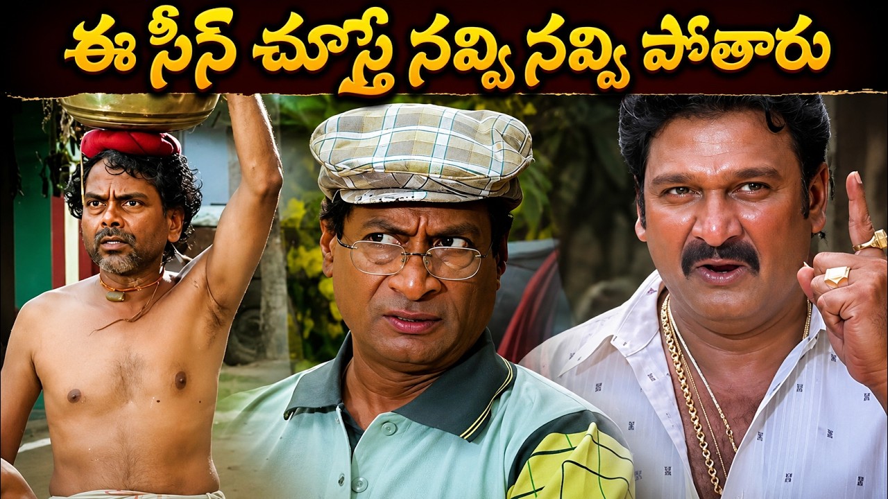 Krishna Bhagavan & MS Narayana Non-Stop Hilarious Comedy | L B Sriram Ultimate Fun Scenes | iDream
