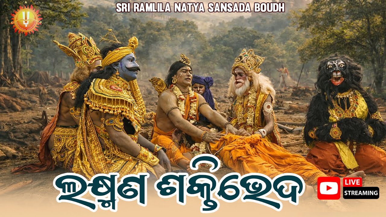 🔴 LIVE NOW | Ramlila Yatra 2026 Day 14 | Lakshmana Shakti Bheda | Boudh