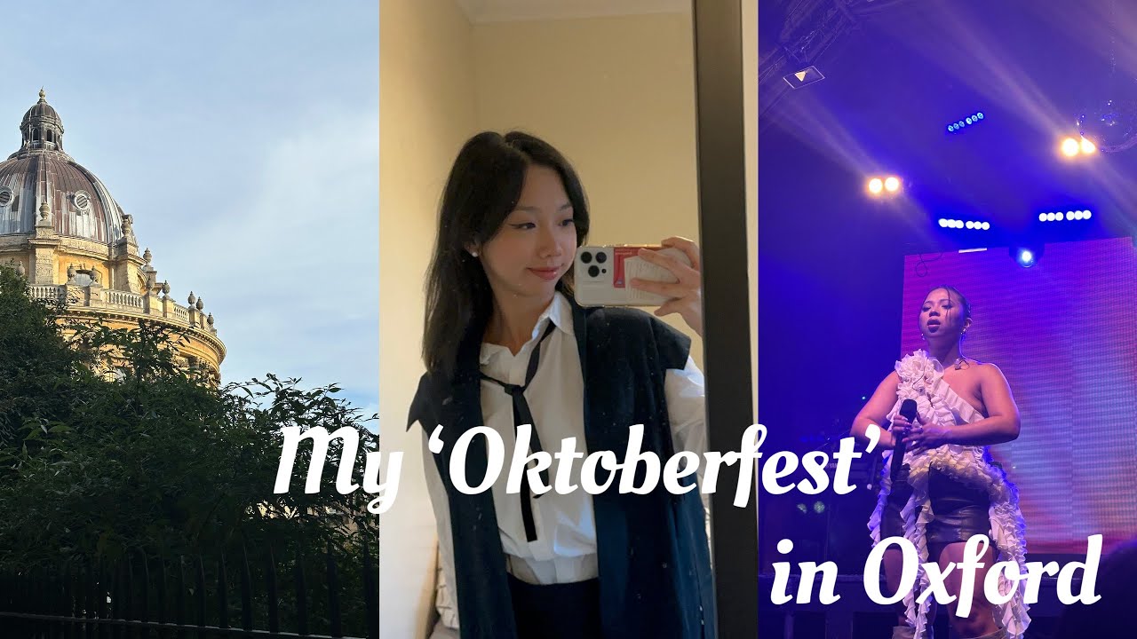 matriculation vlog | Hogwarts dinning hall, THUY, university formals, oktoberfest in Oxford...