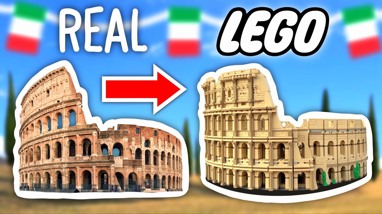 I Built ITALY Out Of LEGO! (In Italy!)