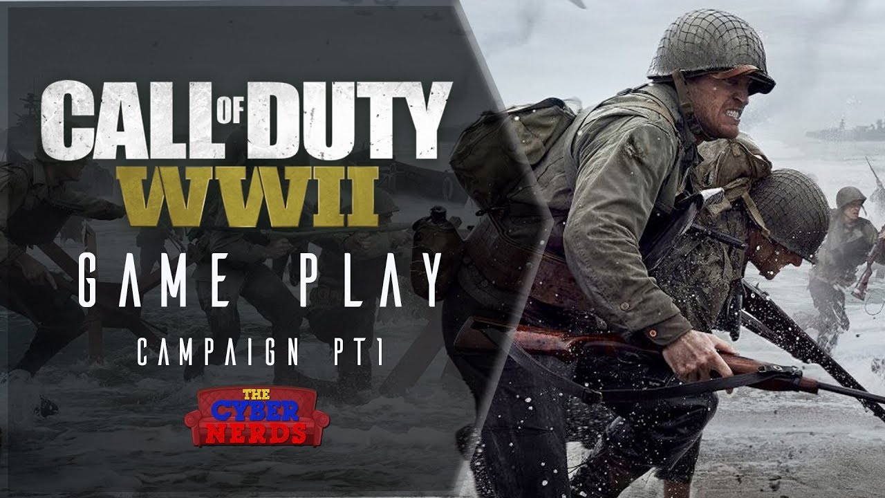 CALL OF DUTY WW2 Walkthrough Gameplay Part 1 - Missions 1&2