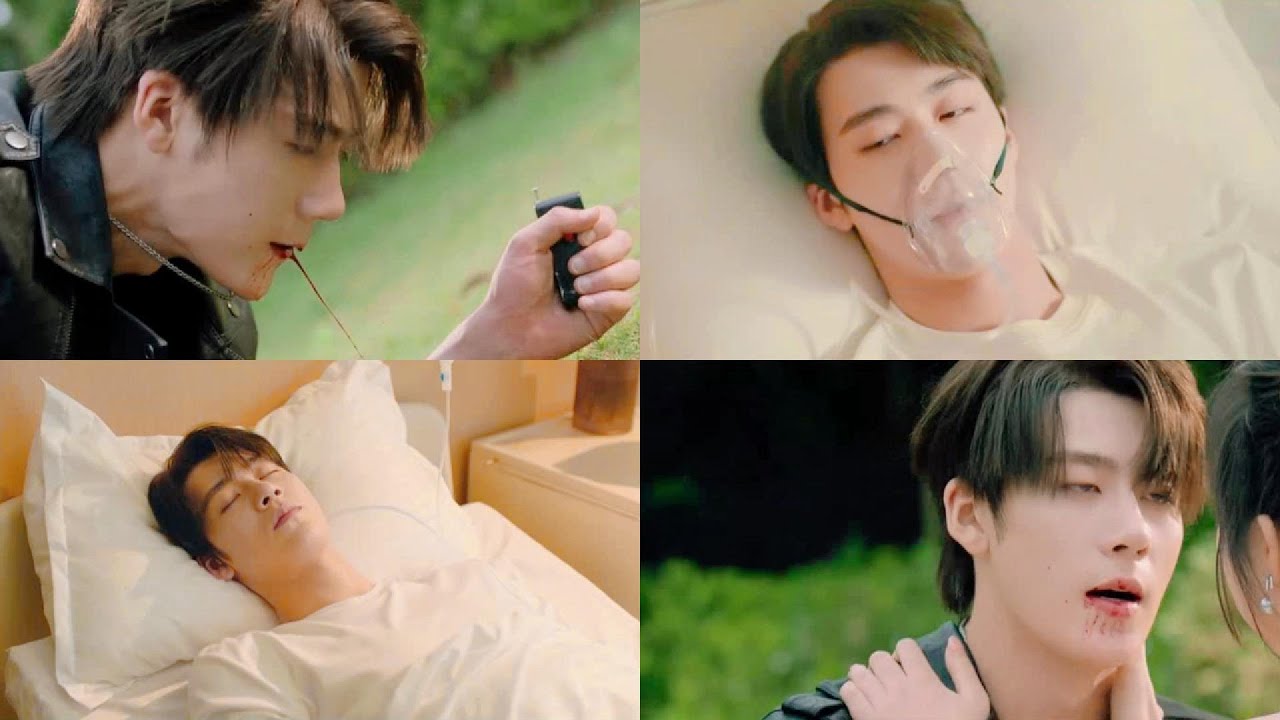 he felt excruciating pain and was dying many times. sick male lead cdrama hurt scene vomiting blood